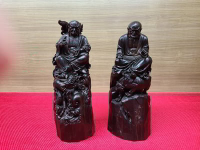 印度小葉紫檀【降龍伏虎羅漢】2