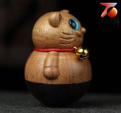 正宗阿根廷綠檀【招財不倒貓】2