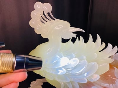 阿富汗紅花冰玉【富貴吉祥】8