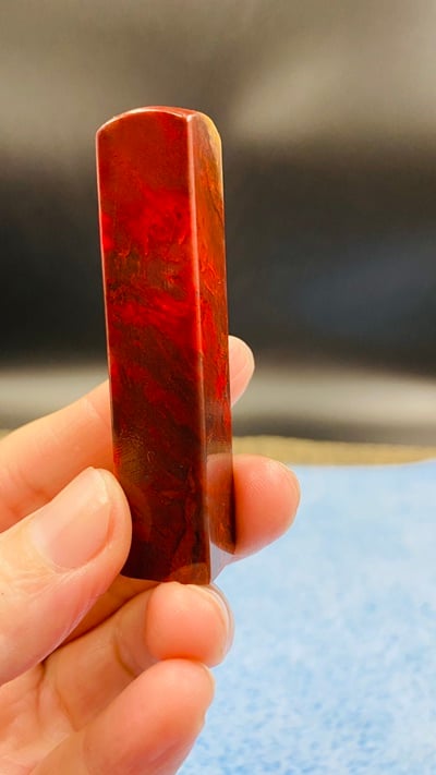 巴林雞血石印章7