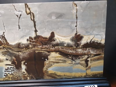 國畫石【熱帶風情】2