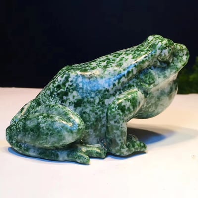 完美奇石 擺件／茶寵【呱呱來財】1