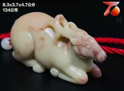 精美壽山石 老師傅手工雕刻【梅花鹿】4