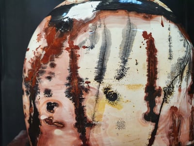 國畫石【花紅如畫】5