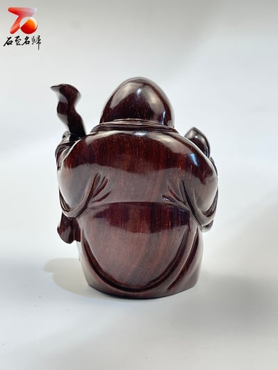 印度小葉紫檀高油密二膘材質 【福祿壽】14