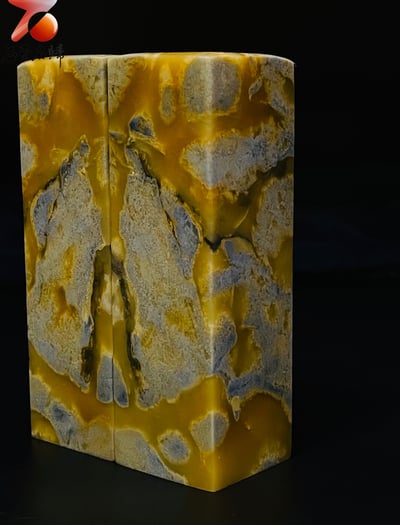 浙江青田石【蝴蝶】對章套組 附檢驗證書4