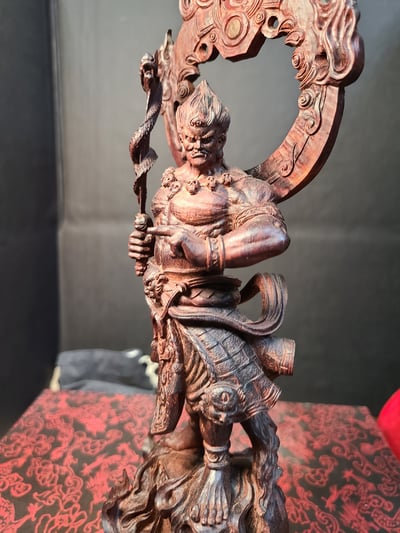 印度小葉紫檀清刀手作【不動明王】4