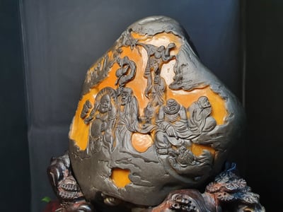 壽山石擺件【榮華富貴】3