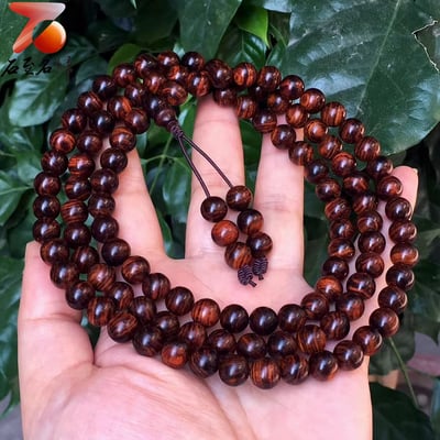 海南黃花梨老料8mm×108顆手珠1