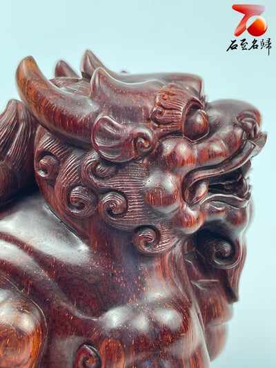 印度小葉紫檀 高油密二膘料 湘工雕【貔貅】9