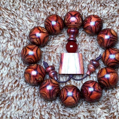 海南黃花梨野生料19.5mm手珠2