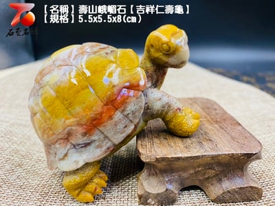 壽山峨嵋石【吉祥仁壽龜】2