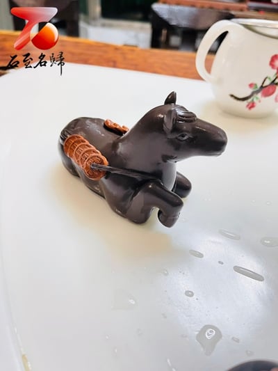 石至名歸 在台現貨 紫砂茶寵 特色紫砂茶具茶寵 紫砂茶寵手工精品陶瓷擺件 附精美禮盒5