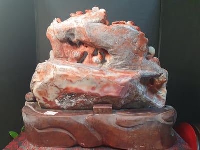 壽山石擺件【松鶴延年】5