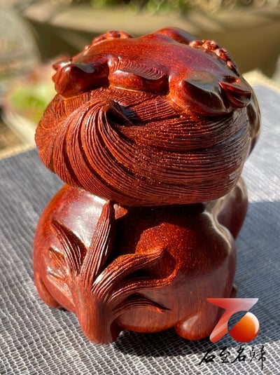 印度小葉紫檀高油密二膘料製 【Q版貔貅】15