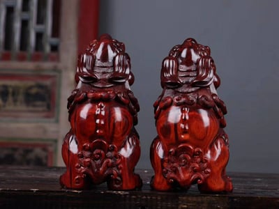 印度小葉紫檀【望天吼一對】3