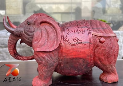 印度小葉紫檀【吉象-吉祥如意】1