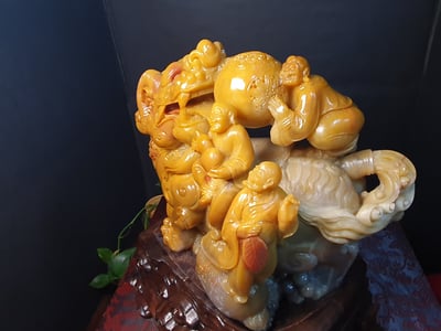 極品田黃石【招財瑞獸】4