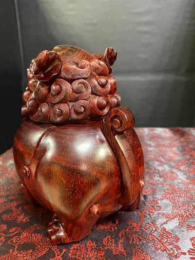 印度小葉紫檀【望天吼香爐】4