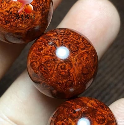 印度小葉紫檀 超爆滿瘤疤18mm手珠【富貴】8