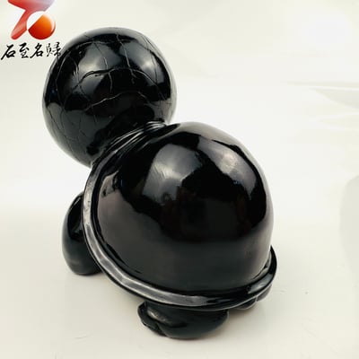 丹東石純手工雕烏龜 張國民雕刻家作品 【暗影龜俠】6