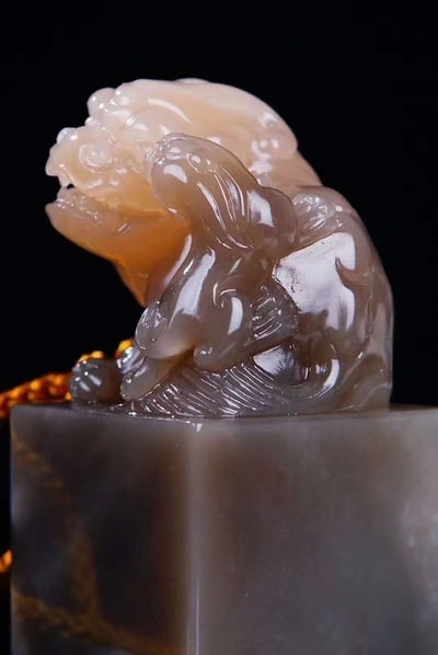 精品寮國牛角凍【古獸章】2