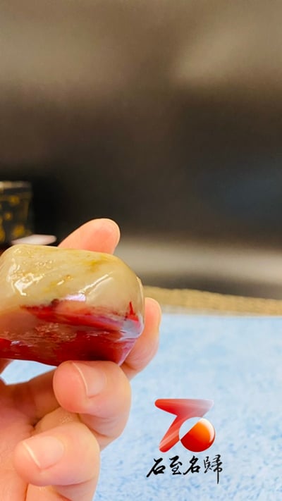 巴林雞血薄意雕印章6