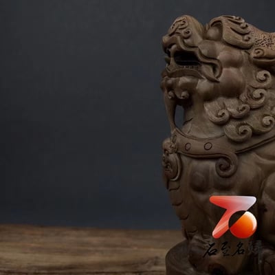 石至名歸 台灣現貨 印度老山檀香極品陰沉黑肉料【貔貅印章】5