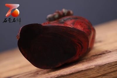 印度小葉紫檀【連年有餘筆筒】4