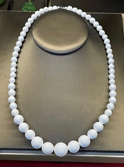 台灣現貨 佛教七寶之一 純天然硨磲整料車製 無硨磲粉黏劑合成 【硨磲系列】10mm/12mm/20mm/古珠/圓珠項鍊/保健球/如意8