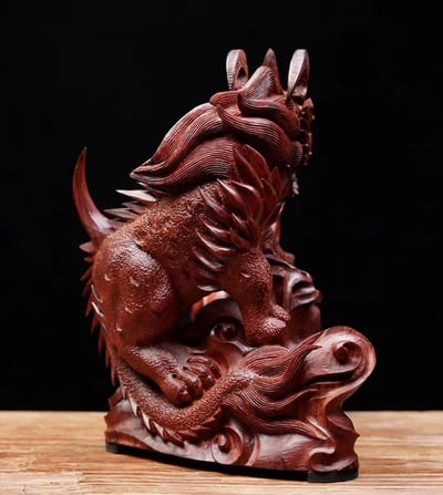 印度小葉紫檀清刀款【招財貔貅】6