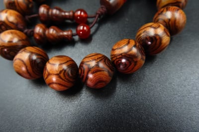 海南黃花梨 野生料虎王12mm手珠5