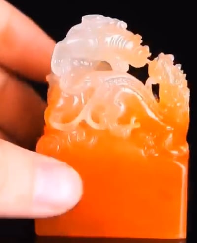 頂級壽山高山結晶純天然【雙璃琥】2