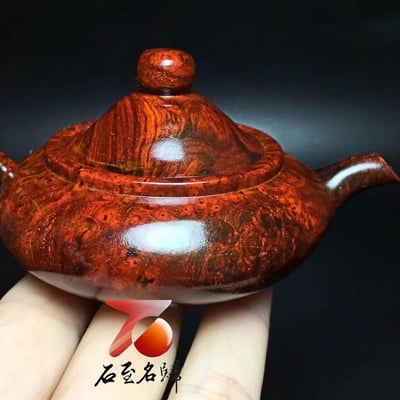 印度小葉紫檀瘤疤料【把把壺】3