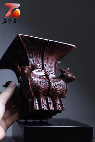 印度小葉紫檀【四羊方尊】2