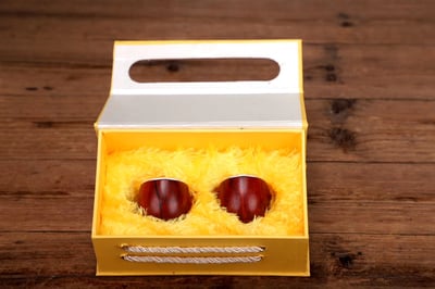 印度小葉紫檀＋純銀【比翼雙飛酒杯/茶杯一對】1