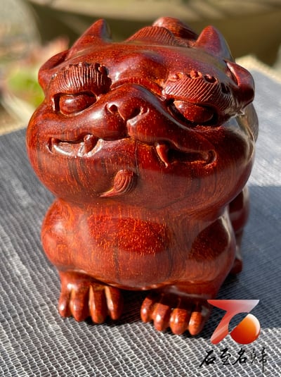 印度小葉紫檀高油密二膘料製 【Q版貔貅】13