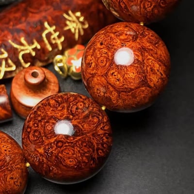 印度小葉紫檀18mm手珠【舉世無雙】8