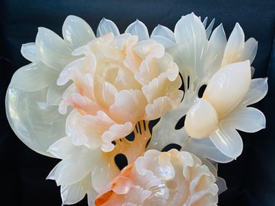 阿富汗紅花冰玉【花好月圓】3