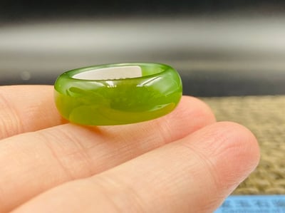 和田玉【碧玉戒指】1