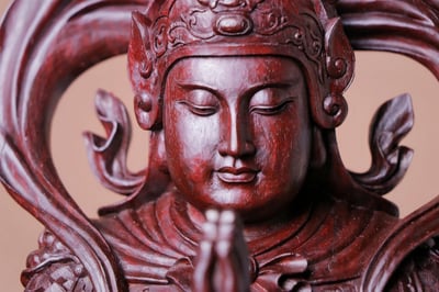 印度小葉紫檀名家作品【天神韋陀】2