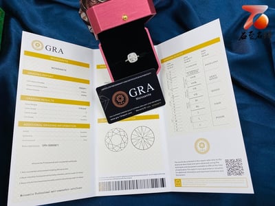 3300元 3克拉女戒莫桑鑽D色 附雙保證書 925銀 可過鑽筆檢測8