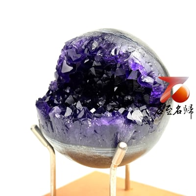 天然 烏拉圭紫水晶收藏級極品【笑口常開．好運自來】3