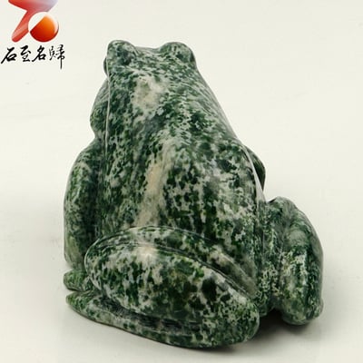 貴州頂級玉化蛇紋石【碧祥蛙】6