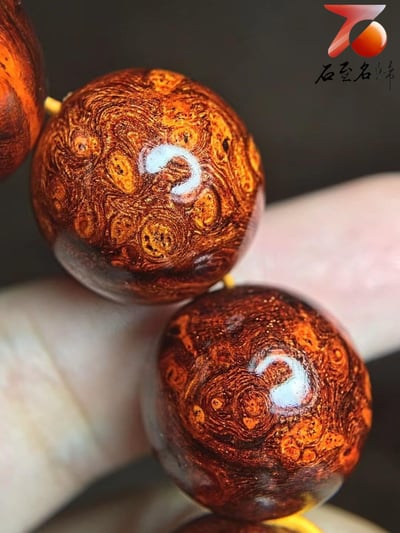 印度小葉紫檀18mm×13泥料爆滿瘤疤【巧奪天工】7