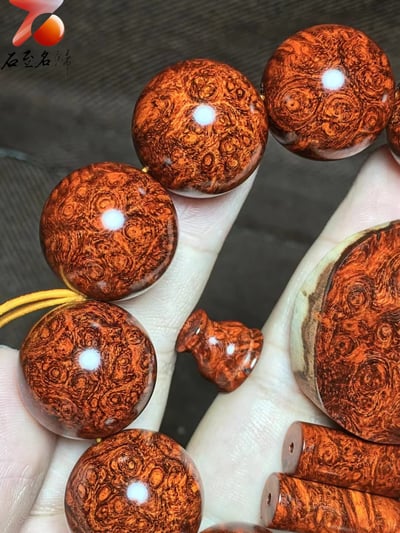 印度小葉紫檀 頂級泥料爆滿葡萄纓子瘤疤【寶】5