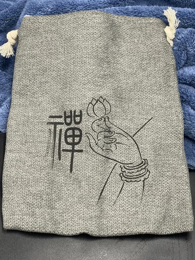 石至名歸 台灣現貨 實體店鋪 軟絨底加大盤完珠收藏袋 手珠盤玩神器 手珠保養 手珠收納 錦囊袋 束口袋 飾品袋7