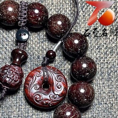 天然 印度小葉紫檀銀河系列｜15mm×15顆 頂級爆滿粗星【福財雙至】2
