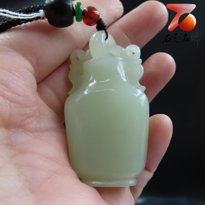 和田玉【寶瓶掛件】油性十足4