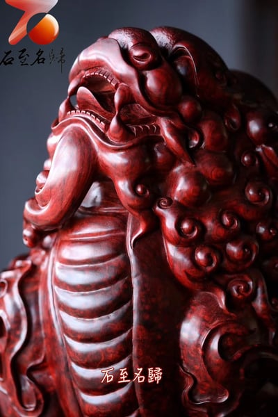 天然 印度小葉紫檀｜鎮宅聚財重器【滿瘤疤-大貔貅】4